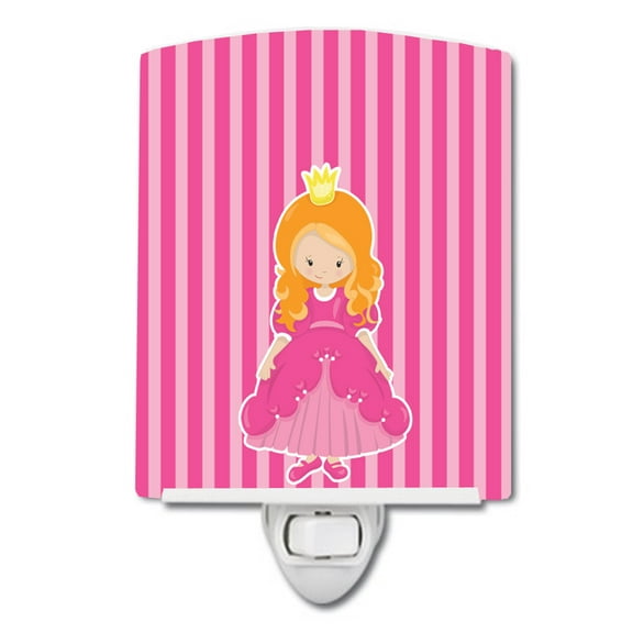 Caroline's Treasures BB8751CNL Ginger Girl Princess Faith Ceramic Night Light, 6x4x3", multicolor