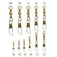 thumbnail image 2 of Pucci BSS-5 Snap Swivel 5 Pack, Brass, 2 of 2