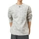 thumbnail image 1 of Sudadera sin capucha para hombre, estilo casual, a la moda, con cuello redondo, holgada, de gamuza, con lazo, manga larga, para jóvenes, blusas activas, camisetas para hombre., 1 of 4