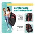 thumbnail image 3 of Hoovy Safe & Secure Travel Car Seat Bag, Black/Red, Zipper Closure, 1 Piece, 3 of 4