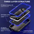 thumbnail image 6 of Shockproof Armor Defender Phone Case for IPhone 17 16 Pro Max 13 12 Mini 15 14 Plus 16E 17 Air Hard PC Triple-Layer Protective Bumper Cover, 6 of 16