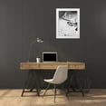 thumbnail image 3 of Delimont, Danita 19x24 White Modern Wood Framed Museum Art Print Titled - White Tailed Antlers, 3 of 4