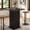 Pure Black, variant on Fnova 31.50" Bar‑Height Pub Table, Farmhouse Barn‑Door Storage Cabinet, Square Counter Table for Home Bar, Kitchen, Small Dining and Office Workstation