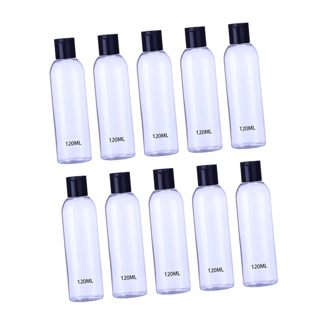 10 Pieces Empty Containers Liquid Soap Dispenser Shower Sturdy Shower Gel Lotion 120ml