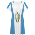thumbnail image 3 of Flag Of Guatemala Short Sleeve Dress Women Summer Evening Dresses Ladies Sundress, 3 of 7
