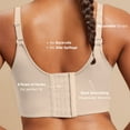 thumbnail image 6 of Shapedly Bra Shapedly Back Smoothing Bra Hide Back Full Back Coverage Deep Cup Bra, 6 of 6