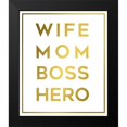 thumbnail image 2 of Quach, Anna 12x14 Black Modern Framed Museum Art Print Titled - Boss Mom, 2 of 5