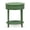 Green, variant on East West Furniture Hillsboro Asian Wood Nightstand in Urban Gray