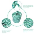 thumbnail image 4 of 1/2" x 150 FT Double Braid Polyester Pulling Rope, High Force Polyester Load Arborist Rigging Rope Sailing Line Abrasion Resistant UV Resist Green/White/Blue, 4 of 7