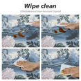 thumbnail image 4 of PIKWEEK Retro Blue Chinoiserie Chinese Style Tablecloth Round Tablecloths Round Table Cover for Circular Table, 4 of 7