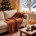 thumbnail image 4 of Diamond Lattice Throw Blanket 39.37x27.56in Multi Purpose Decorative Bed Blanket for Home, 4 of 6