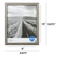 Mainstays 8x10 Linear Gallery Wall Picture Frame, Rustic Gray, Set of 2