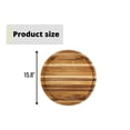 thumbnail image 3 of 22 Inch/15.75 Inch Cutting Board Wood for Kitchen with Groove Large Wooden Chopping Board Boards for Meat Cheese  Vegetables Fruits Bread, 3 of 6
