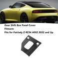 thumbnail image 4 of Gear Shift Box Panel Cover, Carbon Fiber Scratch  Perfect Fit Console Gear Shift Panel Decor Clear Texture  for Fairlady Z RZ34 400Z, 4 of 7