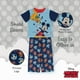 thumbnail image 3 of Conjunto de pijama Disney para niños pequeños, 3 piezas, holgado, Mickey 3, 12 m, 3 of 6