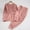 a07001_Pink, variant on Vetsdori Womens Fleece Pajamas Sets Nightwear Loungewear Sleepwear Long Sleeved Tops and Pants Pajamas for Women Thick Thermal Warm