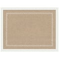 thumbnail image 4 of Kate and Laurel Framed Fabric Pinboard 26 x 20, White Scalloped Edge Printed Linen Decorative Bulletin Board for Use as a Vision Board or Wall Organization, Bethany White Frame, 4 of 8