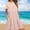 Pink, variant on Women's Tiered Mini T-Shirt Dress with Pockets for Summer Casual Wear