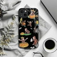 thumbnail image 6 of Curious Monkey Halloween Phone Case – Cute Pumpkin & Spider Web Design for iPhone 16 15 14 13 12 11 Pro Max Plus Mini, 6 of 6