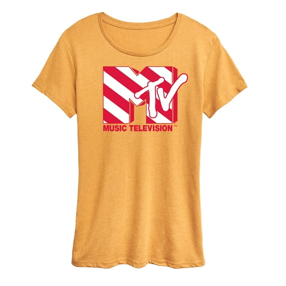 MTV - Candy Cane - Women's Short Sleeve Graphic T-Shirt