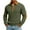 #046-Army Green, variant on Kakii Men's Textured Sweatshirt Fleece Lined Thermal Elbow Patches Heavyweight Pullover