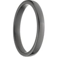 thumbnail image 3 of 3mm Flat Black Zirconium Ring with a Polished Finish, 3 of 3