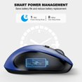 thumbnail image 4 of Mouse Inalambrico WisFox M01 Ergonomico 2.4GHz 1600 DPI 6 Botones Receptor USB, 4 of 5