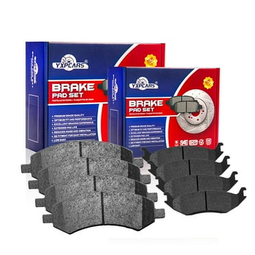 For Dodge Ram 1500 2017 2016 2015 2014 2013-2006 Front & Rear Ceramic Brake Pads