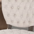 thumbnail image 3 of Case Tufted Dining Chair with Cabriole Legs (Set of 2), 3 of 4