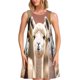 thumbnail image 1 of Disketp Cute Alpaca in Daze para Vestido sin Mangas para Mujeres, Vestidos de Verano para Mujeres, Casual y Holgado para la Playa, 1 of 7