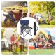 thumbnail image 2 of Ounissouiy Silla plegable para acampar al aire libre con soporte para la espalda, bolsa de almacenamiento, silla portátil para pescar en la playa, silla de Almacenamiento y organización del hogar Ounissouiy HA038691-00, 2 of 6