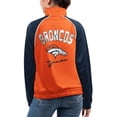 thumbnail image 2 of Women's G-III 4Her by Carl Banks Orange Denver Broncos Showup Fashion Dolman Full-Zip Track Jacket, 2 of 2