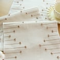thumbnail image 3 of KKFEN-Boho Table Runner with Tassels 72 Inches Long for Home Decor Room Decor Farmhouse Rustic Macrame Table Runners for Dining Bedroom Bridal Shower(12x72 Inches), 3 of 4