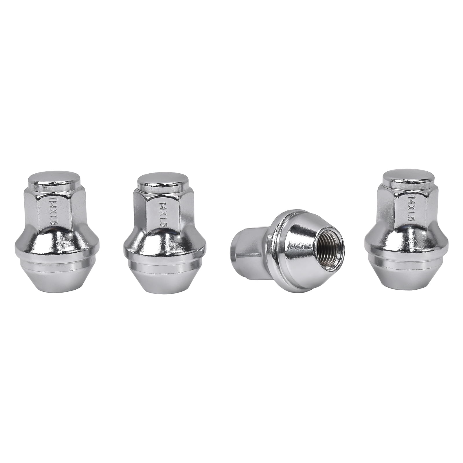 Hex Autoparts 24PCS 14x1.5 Chrome Lug Nuts for F150 Expedition Transit Lobo Lincoln Navigator MKX ACPZ-1012-B