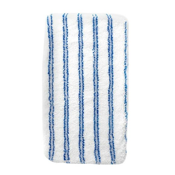 SHISUYAN Useful Steam Mop Cloth Portable Replacement Clean Washable Cloth Pad Simple Mop Microfiber Mop Cloth for Mop Head (Blue and White Stripe Pattern)