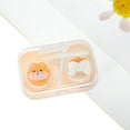 thumbnail image 5 of Unique Bargains 1 Set Contact Lens Case Contact Lens Container Contact Lens Carrier Puppy Style A 2.36"x1.65"x1.1" Orange, 5 of 5