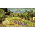 thumbnail image 2 of Van Gogh, Vincent 24x15 Gold Ornate Wood Framed with Double Matting Museum Art Print Titled - Daubignys Garden 2, 2 of 4