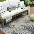 thumbnail image 2 of Loomaknoti Melbourne Dalon 5' x 7' Floral Indoor/Outdoor Area Rug , White, 2 of 8