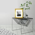 thumbnail image 5 of 8 x 10 Gold Colored Picture Frame - Display Photos 5 x 7 with Mat or 8 x 10 without Mat, 5 of 7