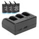 thumbnail image 3 of Batería recargable negra AHDBT‑801 con cargador de 3 canales para GoPro Hero 8/7/6/5, 3 of 14