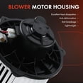 thumbnail image 6 of A-Premium HVAC Heater Blower Motor with Fan Cage Replacement for Kia Sorento 2007-2009, 6 of 8