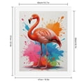 thumbnail image 2 of Paint By Numbers Kit for Adults Beginner - DIY Vibrant Flamingo Art Splash Background Canvas Painting Kits for Adults, Frameless Paint By Number for Adults for Home Wall Decor 16x20 Inch, 2 of 7