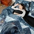 thumbnail image 4 of Castle Fairy Safari Black Bear Twin Bedding Sets 7-Piece for Teens,Jungle Wildlife Bedding Comforter Set Microfiber,Winter Cabin Cottage Breathable Sheet Sets,Microfiber Bedroom Decor,Reversible, 4 of 8
