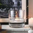 thumbnail image 6 of 6"X6" Glass Cylinder Vase,Candles Holders ,Decorative Centerpiece for Wedding and Home, 6 of 6