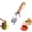 1, variant on Stainless Steel Watermelon Slicer with Wooden Handle, V-Shaped Watermelon Knife for Cutting Watermelon, Cantaloupe, Honeydew, Kitchen Gadget for Summer Fruit