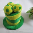 thumbnail image 3 of Escenario Performance Sombrero Decorativo Sombrero alto Carnaval Cosplay Sombrero Brasil Fútbol en forma de sombrero, 3 of 5