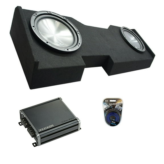 Harmony Chevy Silverado 2014-2018 HA-R104 10" Sub, 46CXA4001 800W Amp & Sub Box