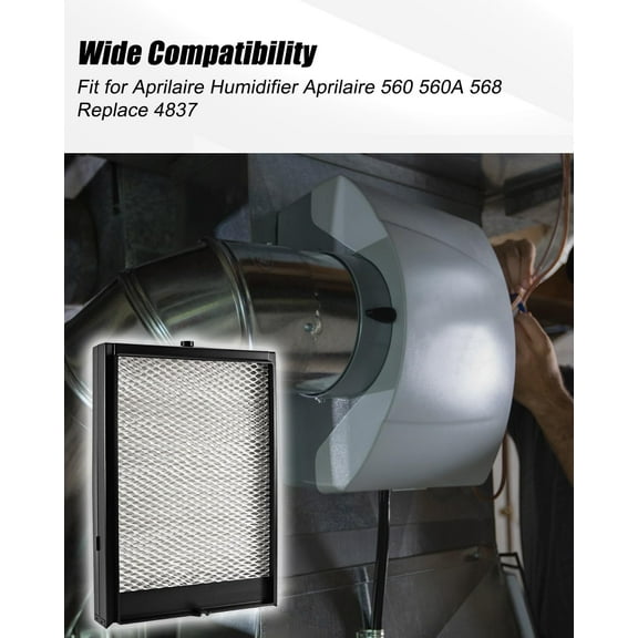 4837 Humidifier Maintenance Kit with 35 Water Panel Compatible with 560 560A 568 Whole House Humidifier Filter