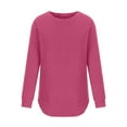 thumbnail image 4 of gakvbuo Sweatshirts for Women Crewneck Casual Long Sleeve Pullover Tops Blouse Shirts Fall Tunic Tops, 4 of 4