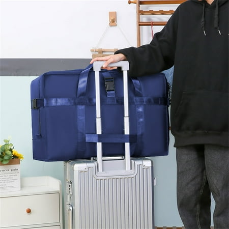 Travel Storage Bag Large Capacity Organizer Compression and Durable Fabric for Seasonal Clothing and Home Organization Frequent Travelers and Home Managers